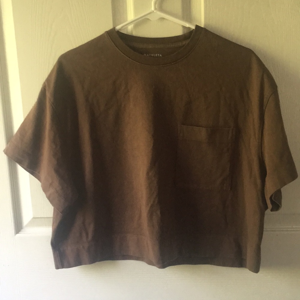 Cropped Athleta tee sweatshirt. Size XS